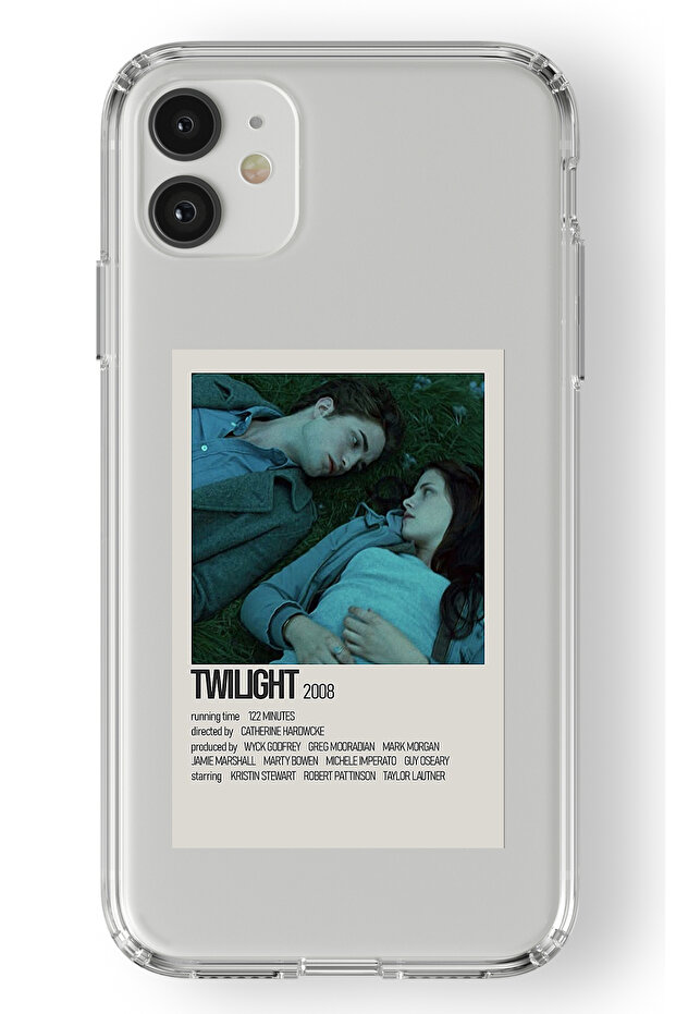 حافظة شفافة مطبوعة بتصميم ملصق Twilight متوافقة مع iPhone 11 - 1