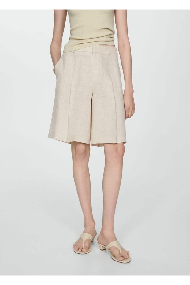 100% Linen Shorts