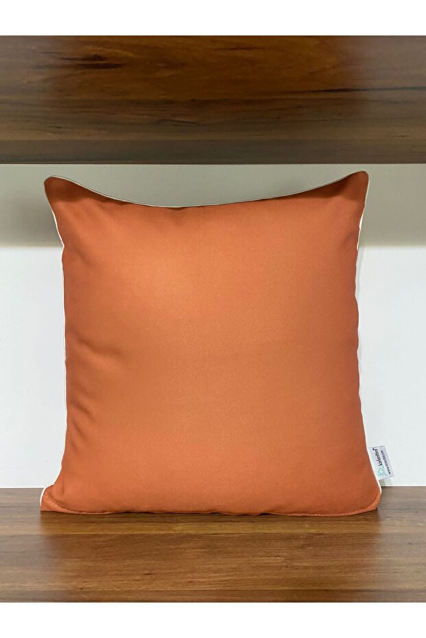 Zebra Group Digital Printed Double-Sided Patterned Throw Pillow Cover with Piping Edges