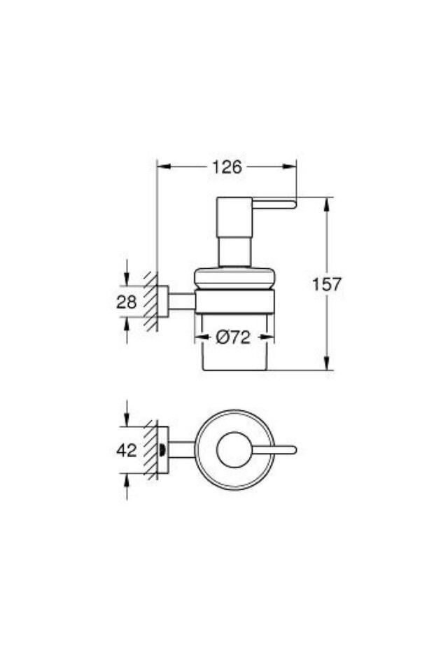 Essentıals Cube Sıvı Sabunluk 40756001 - 3