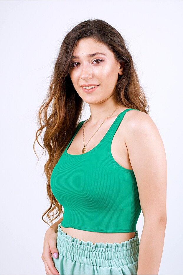 رقبة مربعة بوستير قصير - 2