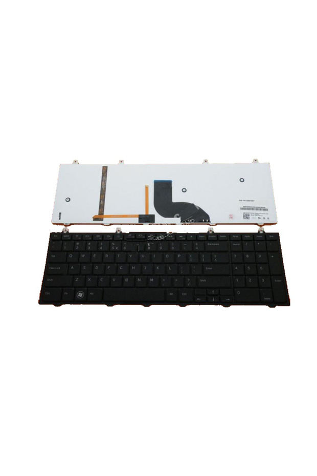 Studio 17 1745 1747 Uyumlu  Notebook Klavyesi - Siyah - TR - Işıklı - 1