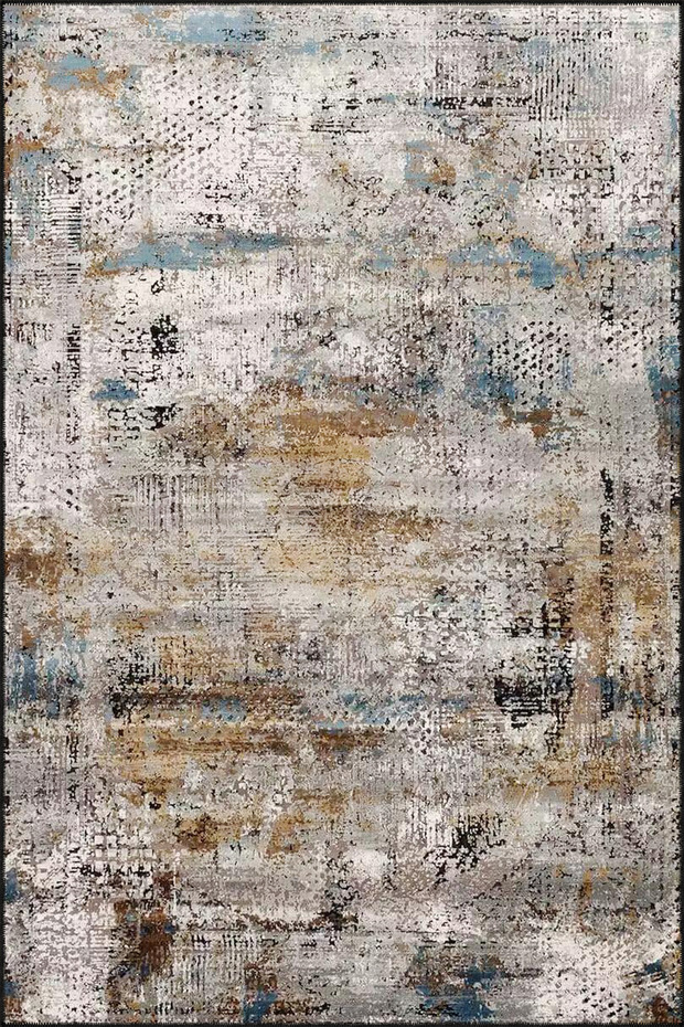 Abstract Colorful Pastel Patterned Decorative Carpet Miravip946