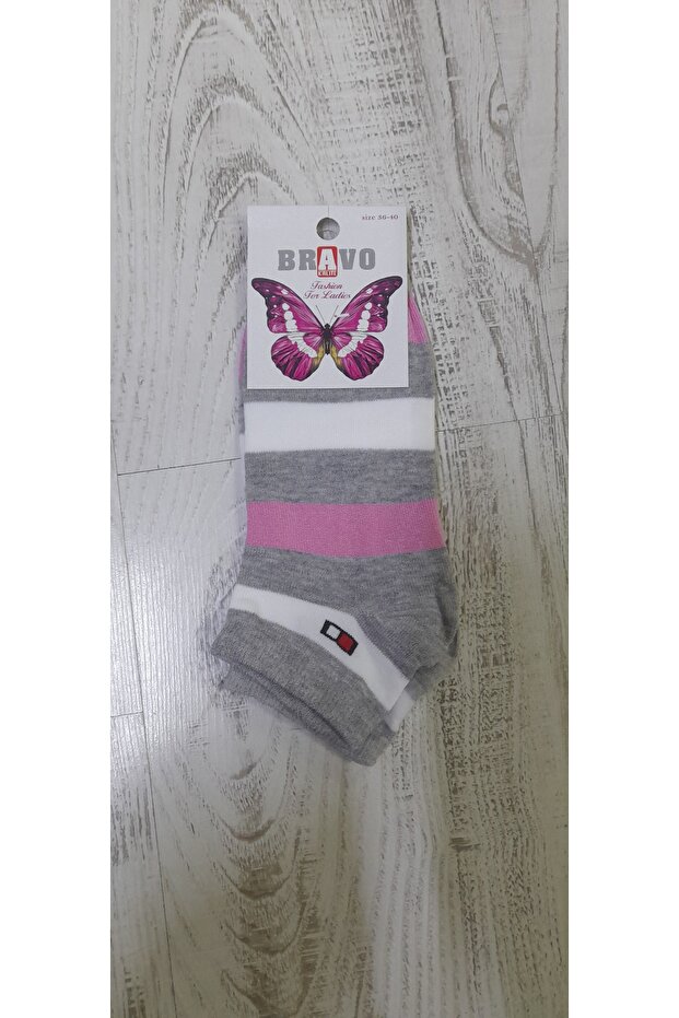 4'lü Bayan Patik Çorap - 1