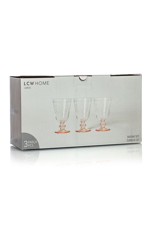 LCW HOME Ayaklı Bardak 3'lü Set 220 Ml - 4