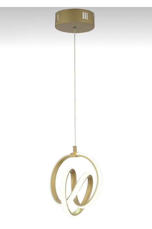Modern Tekli Sarkıt Marcus Led Avize Eskitme Gold Sarı Gün Işığı - 2