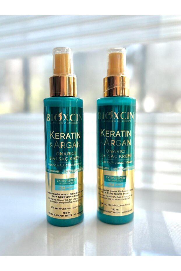 Keratin Ve Argan Onarıcı Sıvı Saç Kremi 150 ml 2'Lİ SET - 2