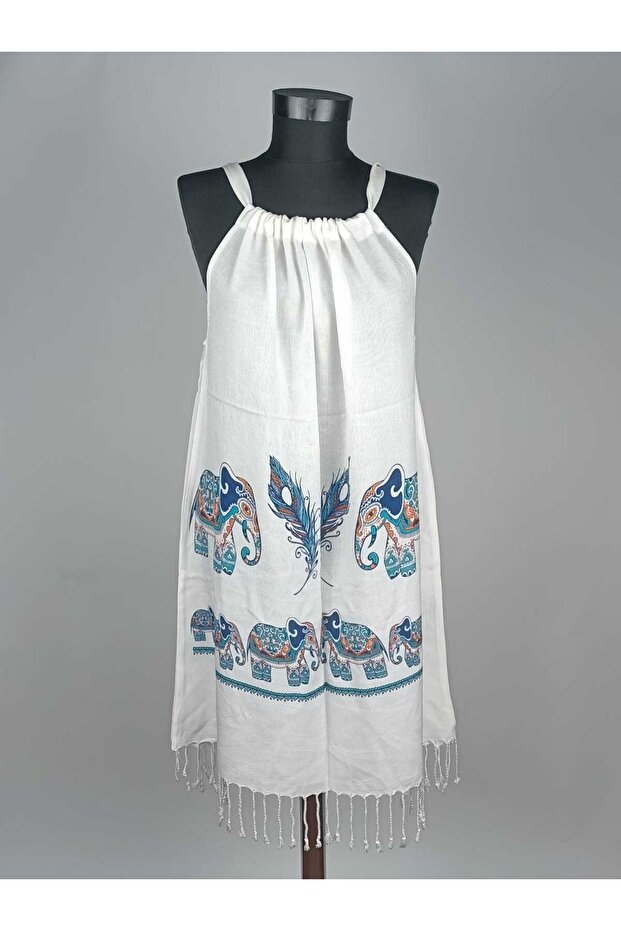 ASKL مقاس واحد تونيك بنمط الفيل - 1