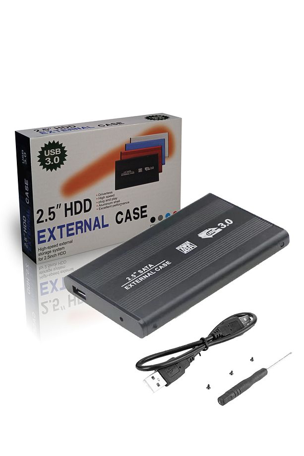 2.5 inç USB 3.0 Harici Disk Kutusu USB 3.0 HDD Kutusu USB 3.0 External Case - 1