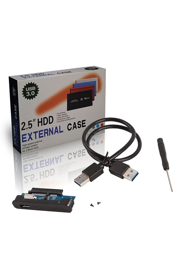 2.5 inç USB 3.0 Harici Disk Kutusu USB 3.0 HDD Kutusu USB 3.0 External Case - 6