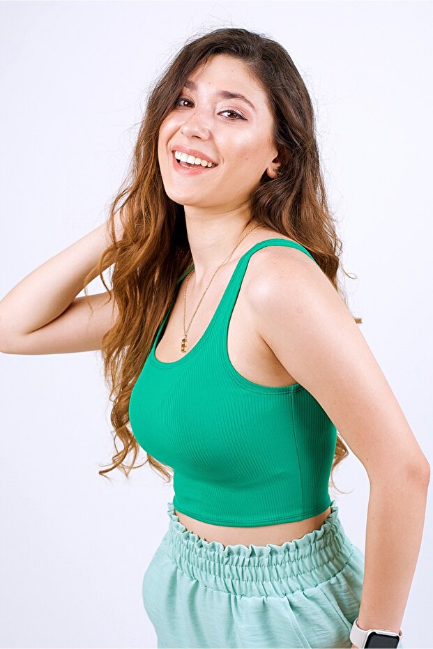 رقبة مربعة بوستير قصير - 4