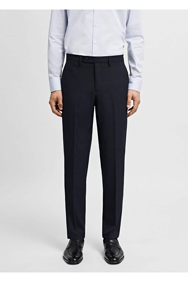 Super Slim-Fit-Stretch-Stoffhose - 1