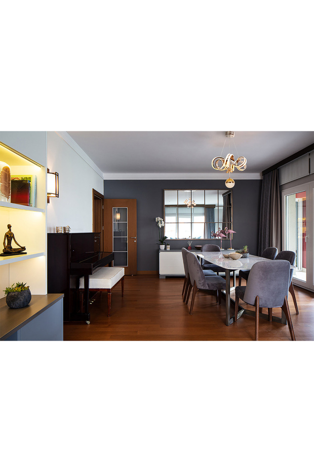 Modern 3 Renk Modüllü Ledli Sarkıt Avize - 3