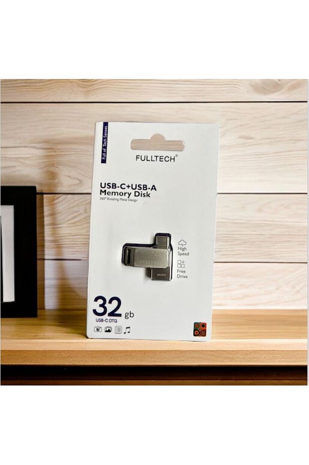32 Gb Otg Type-C Usb Flash Bellek 2 In 1 Type-c Girişli Akıllı Telefon Uyumlu - 1