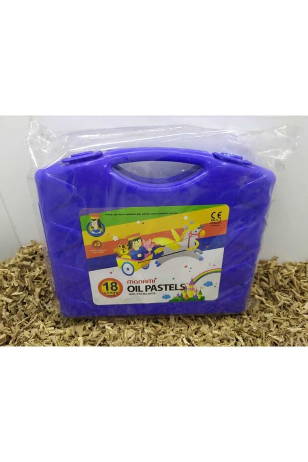 Mavi Çantalı 18li Pastel Boya