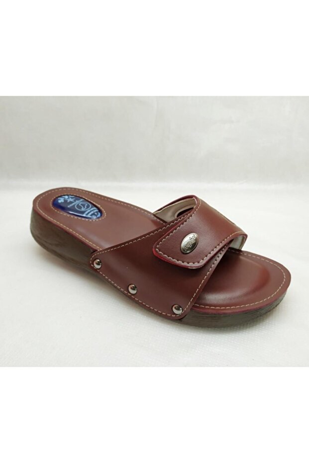 Faux Leather Anatomical Sole Hallux Valgus (Bone Protrusion) Heel Spur Slippers