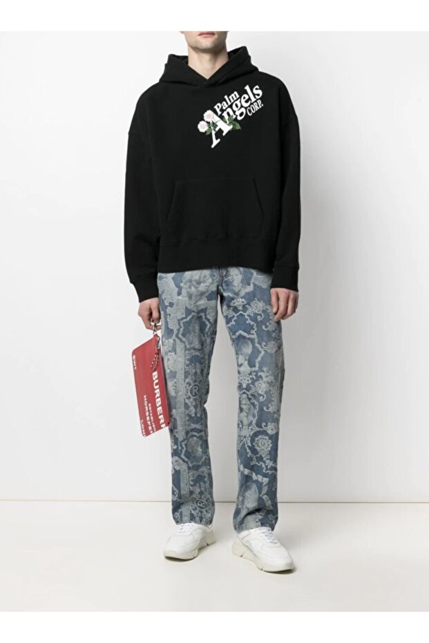 Daisy Print Oversize Sweatshirt - 2