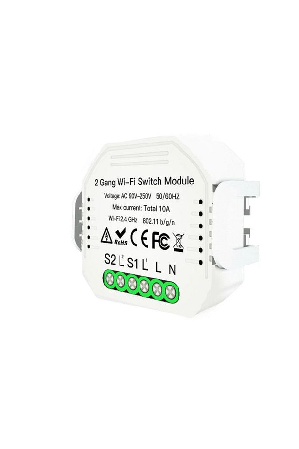 Wifi 2 Kanal Tuya Smart Life Sonoff Dual Alternatifi Mini Switch - 2