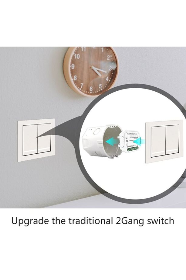 Wifi 2 Kanal Tuya Smart Life Sonoff Dual Alternatifi Mini Switch - 5