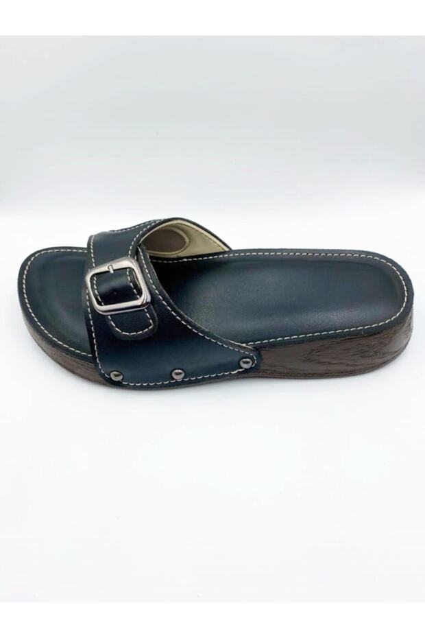 Faux Leather Anatomical Sole Hallux Valgus (Bone Protrusion) Heel Spur Slippers