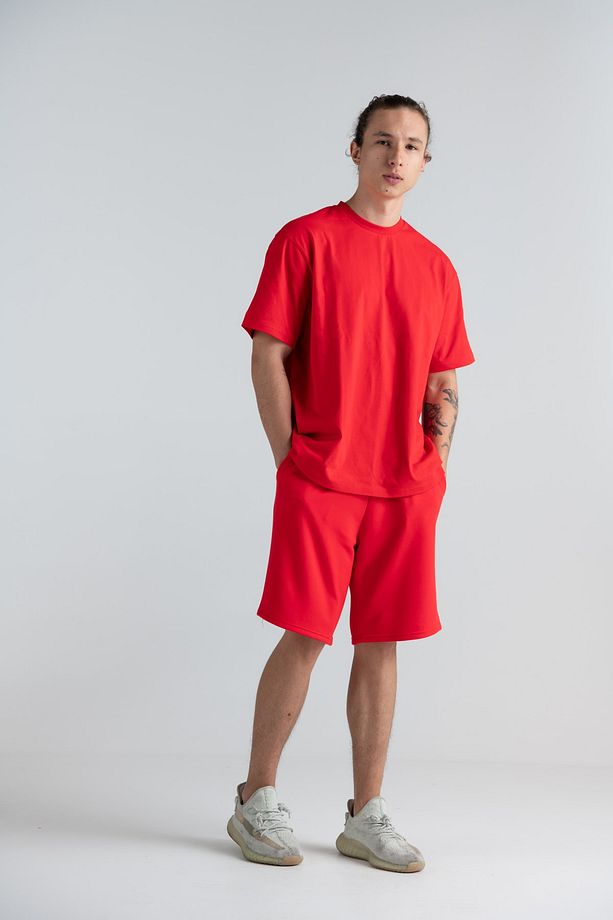 Limited Edition Lightweight Unisex Şort Lte-04 Red - 3