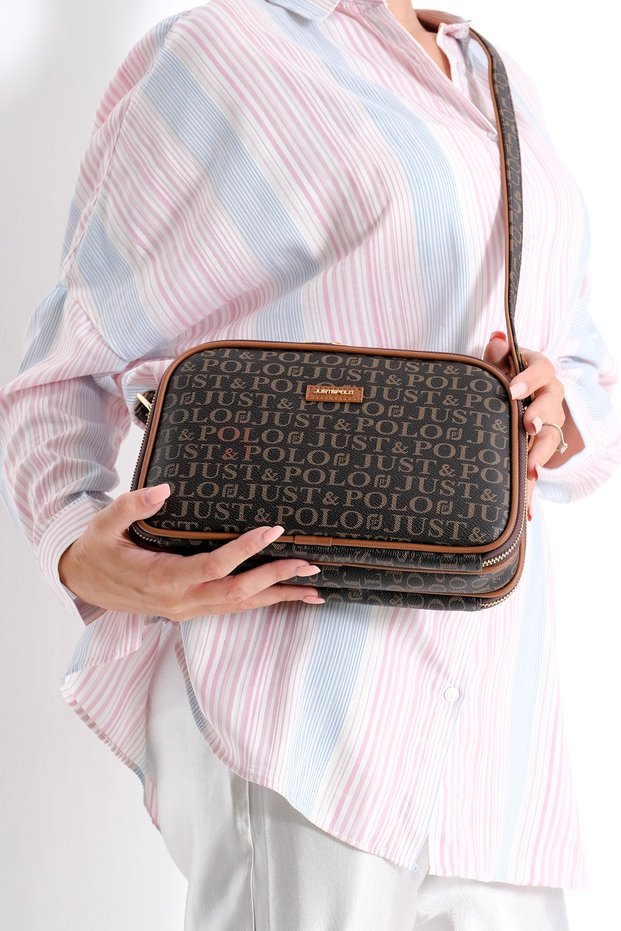 Women's Tan Crossbody and Shoulder Bag