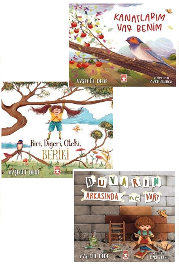 Timaş</DNTCTMS> One, the Other, the One Who Has More & kanatlarım Var Benim</DNTCTMS>& What's Behind the Wall Ayşegül Dede Set of 3