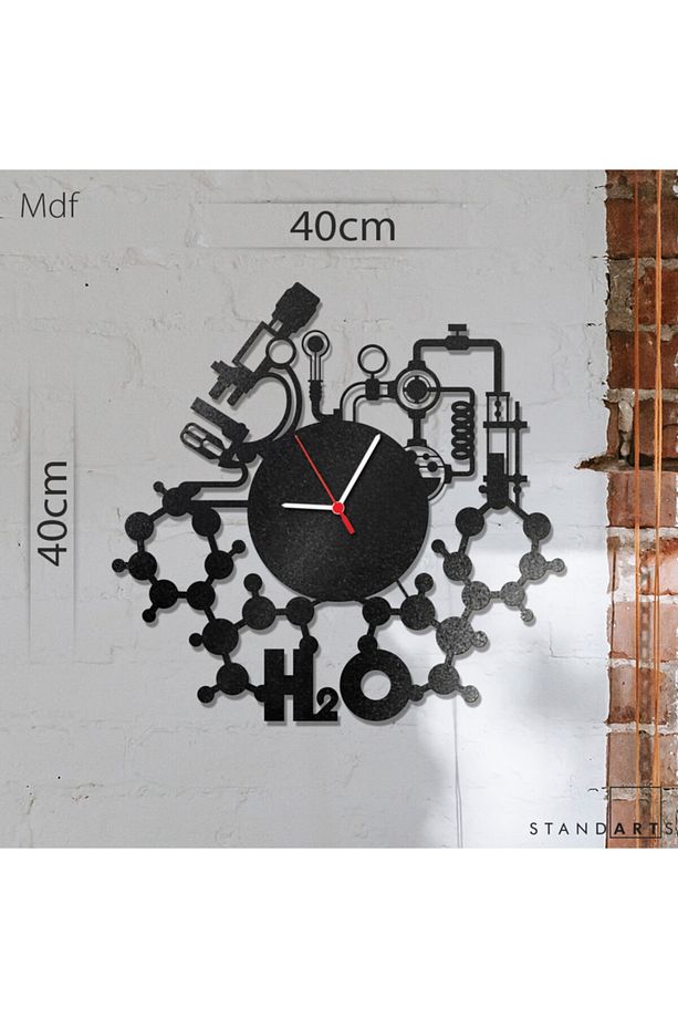W'clock Dekoratif Duvar Saati - Kimya - 2