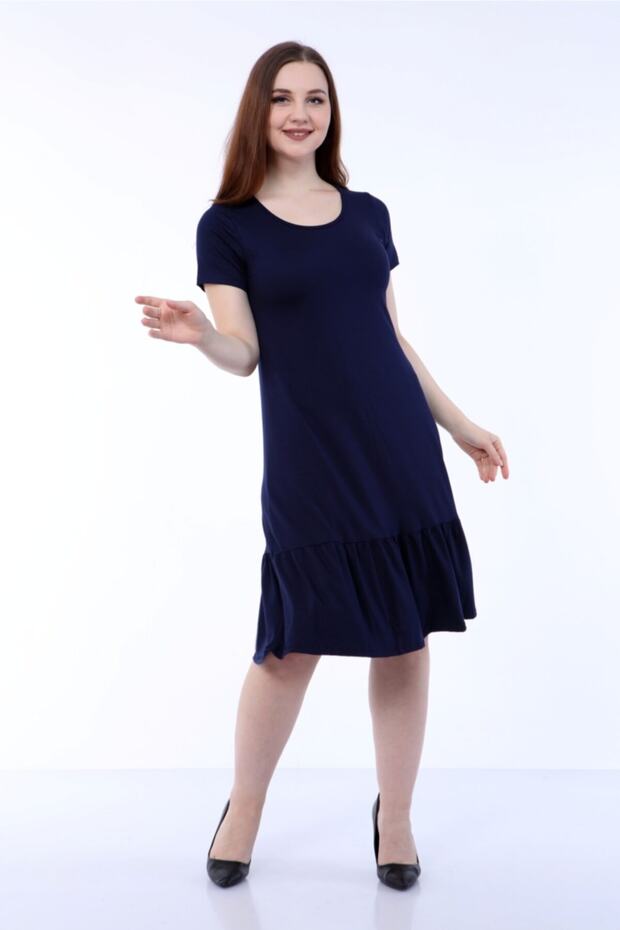 Rochie scurtă cu volane - 1