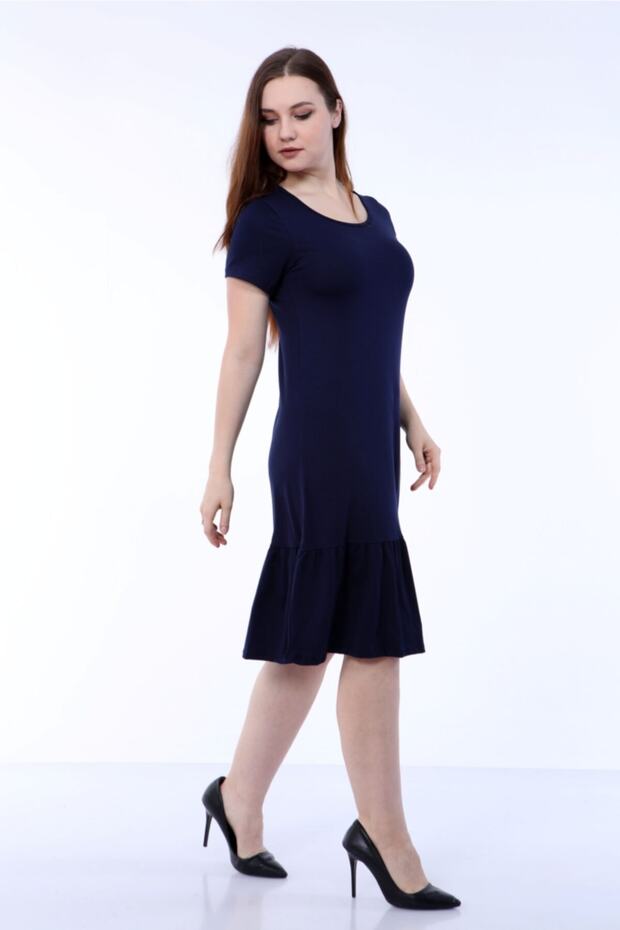 Rochie scurtă cu volane - 5