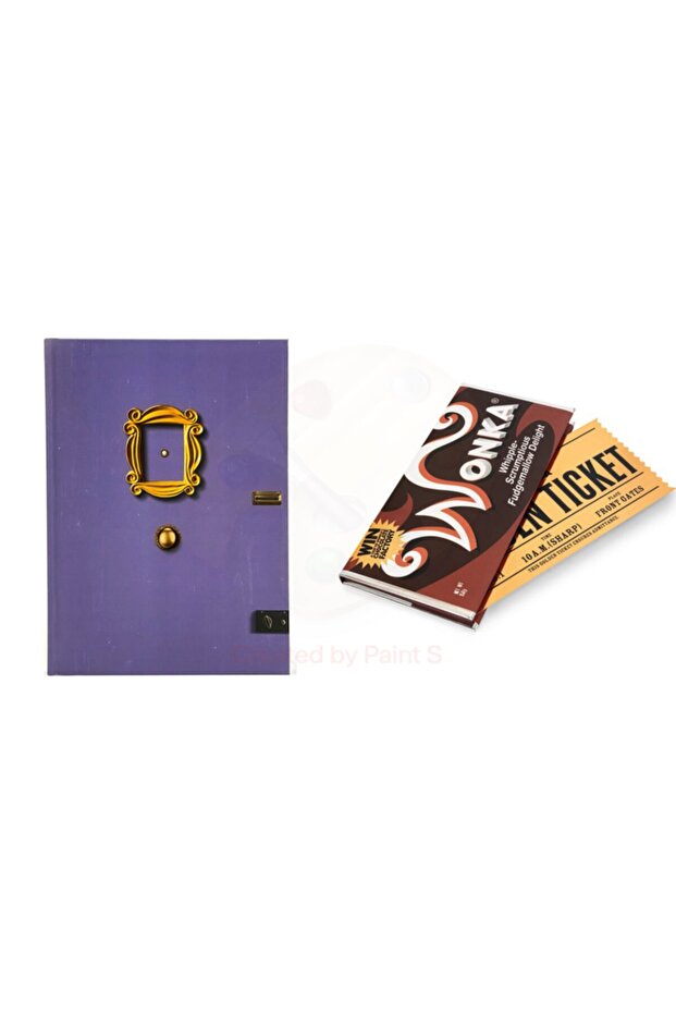 Willy Wonka Çikolata Defter + Friends Koleksiyon Defteri 2'li Set