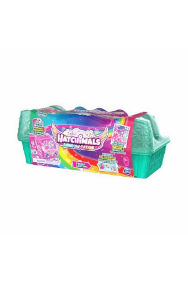 ( OYUNCAK ) Hatchimals Rainbow Cation Lama Ailesi Yumurta Oyun Seti  (  1  ADET  ) - 1