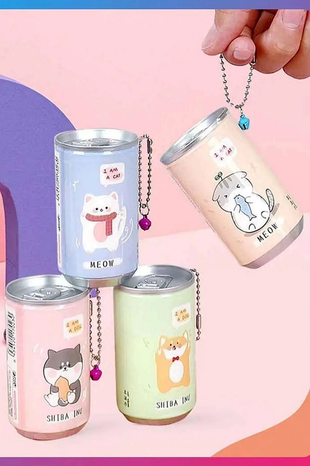 5'li Sevimli Kola Kutusu Şekilli Anahtarlık Islak Mendil Kutusu Çanta Süsü Mini Cep Mendil Seti - 4