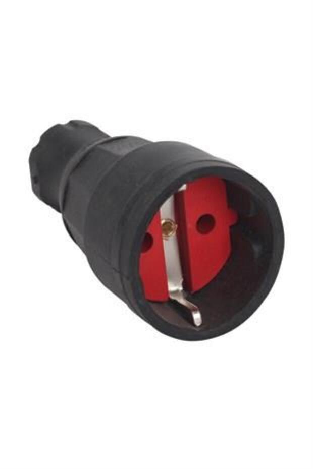 Rubber Grounded Female Plug