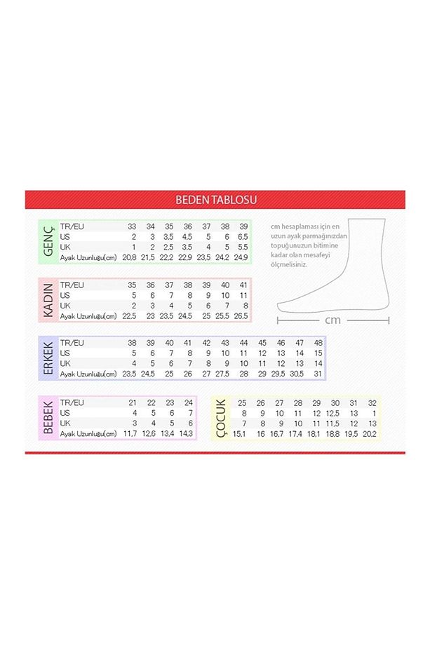 1994-29730 Anatomik Tabanlı Unisex Yürüyüş & Koşu Ayakkabısı - 8