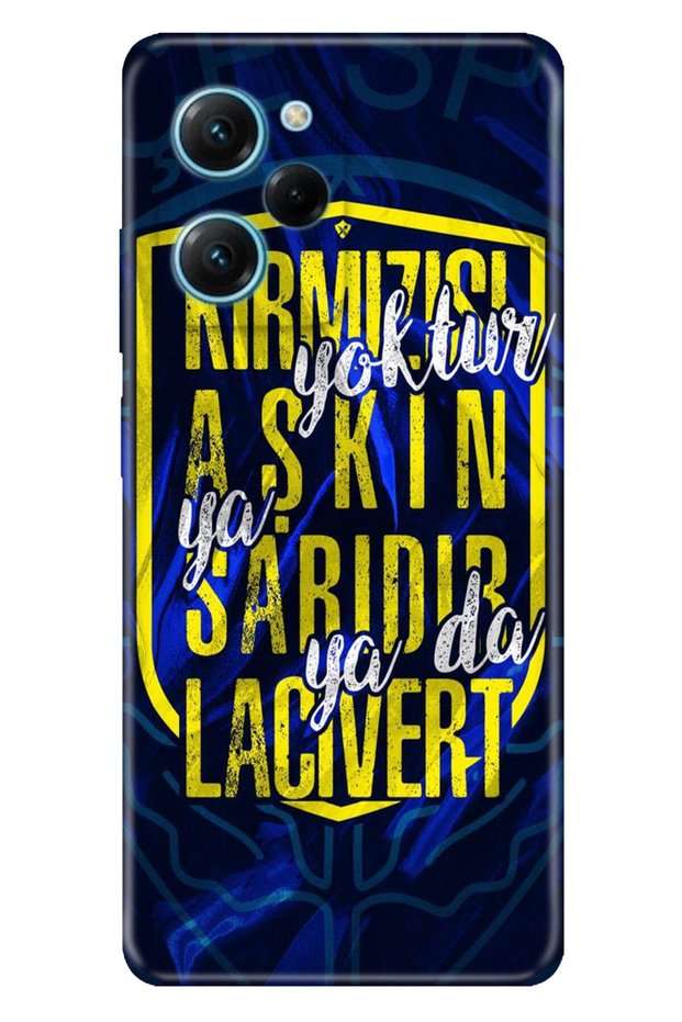 Xiaomi Poco X5 Pro Case Patterned Nano Silicone Color of Love Yellow Navy Blue