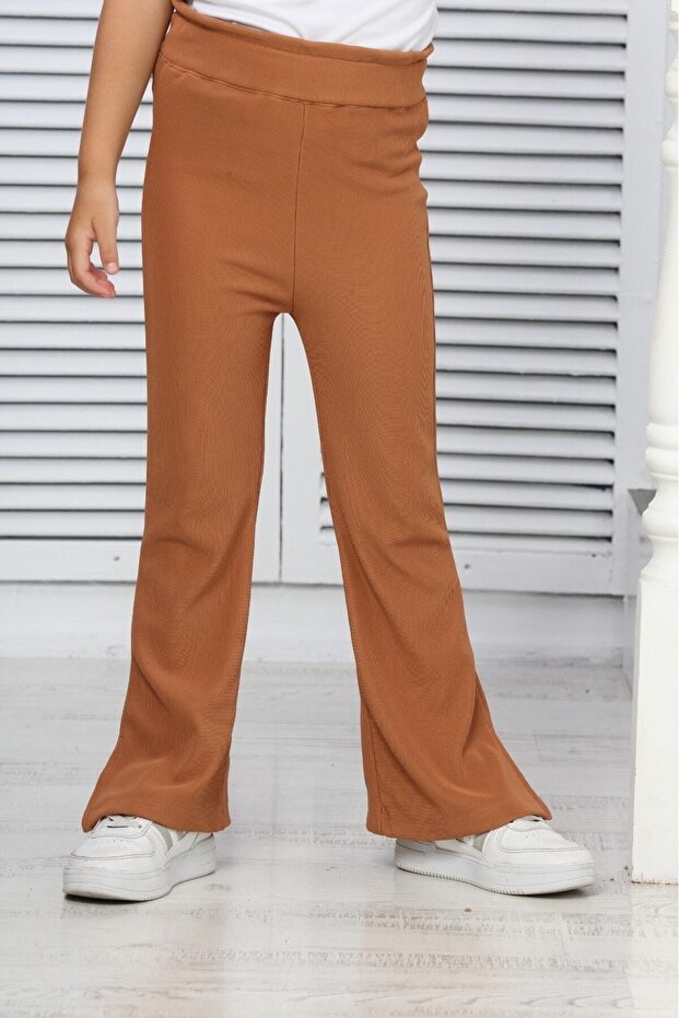 Ispanyol Paça Kız Çocuk Pantolonu Minah-06050001 - 5