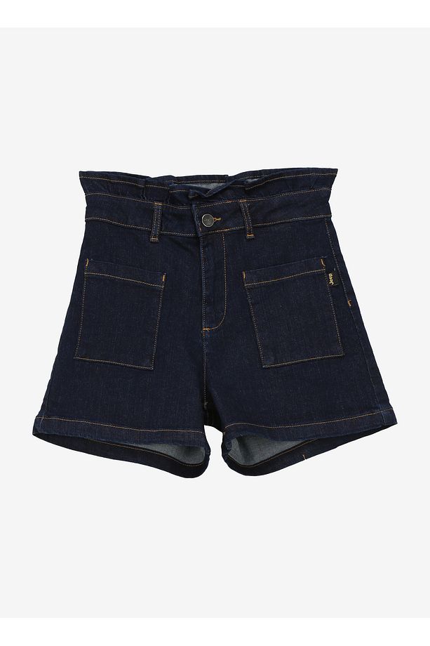 Koyu Indigo Kadın Regular Fit Denim Şort C4sl-sht4012 - 1