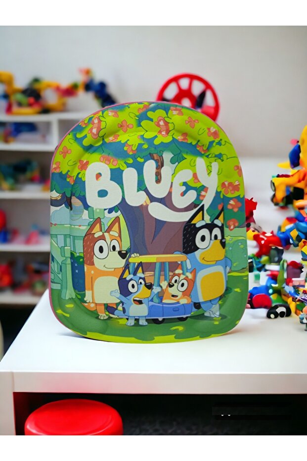 Blueey Biingo 3D Embossed Kindergarten Nursery and Daily Use Bag Backpack 2-6 Years