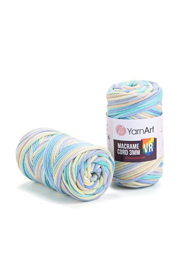 سلك مكرامية 3 مم Vr - حبل مكرامية للحياكة اليدوية Ebruli-924 - 1