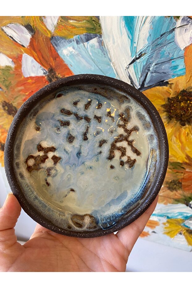 Stoneware El Yapımı tabak - 4