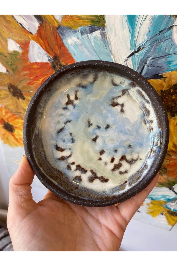 Stoneware El Yapımı tabak - 3