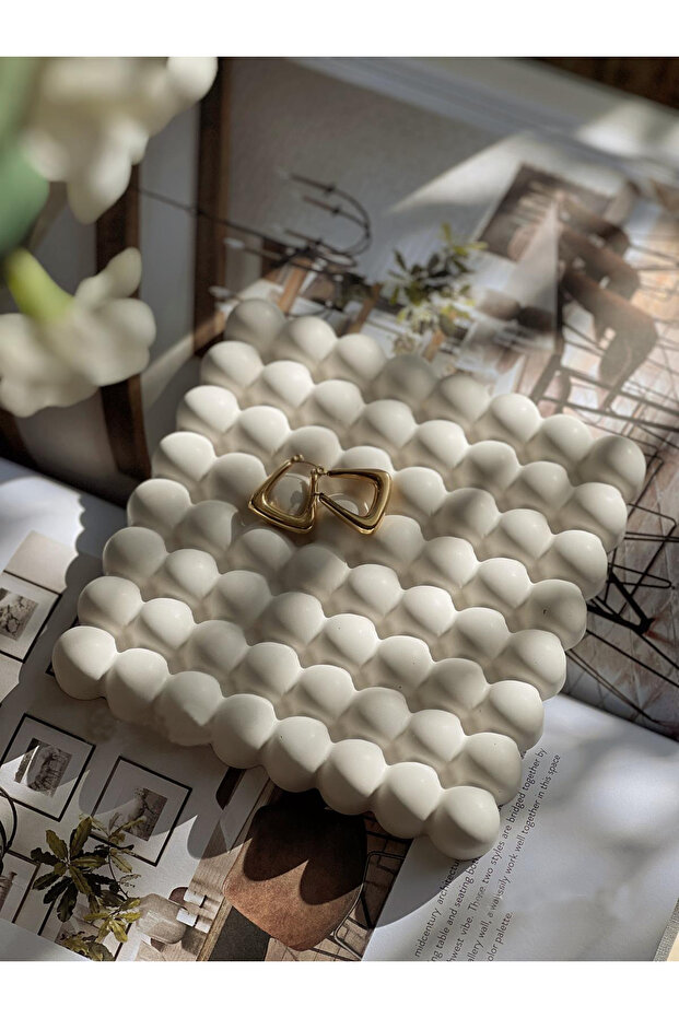 Bubble Trivet - Large Size White - 2