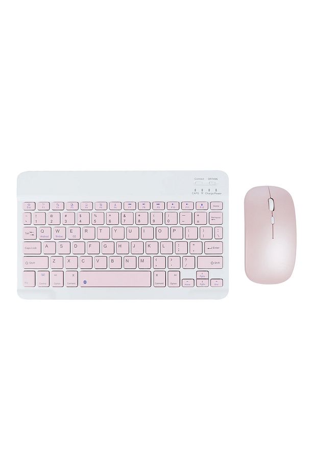 Huawei MatePad 10.4 ile Uyumlu Kablosuz Bluetooth Klavye+Mouse Set - 2