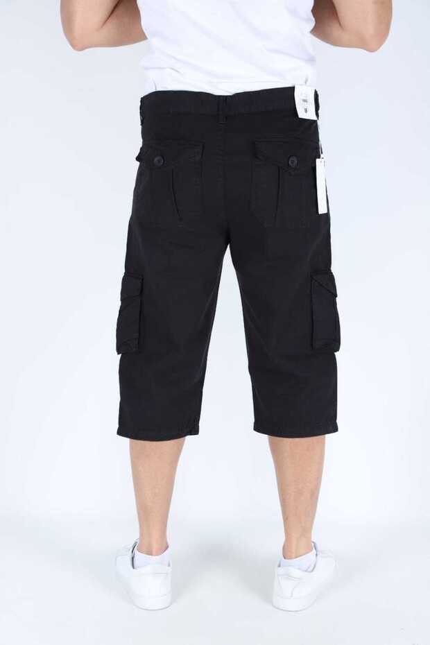 Knee-Length Cargo Pocket Capri - 2