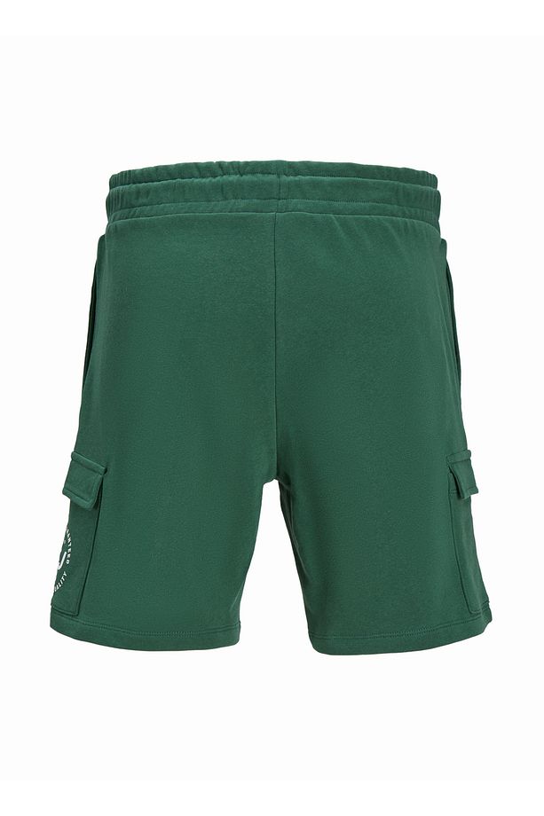 Bağlamalı Bel Normal Koyu Yeşil Erkek Şort JPSTSWIFT CARGO SWEAT SHORTS AUT JN - 2