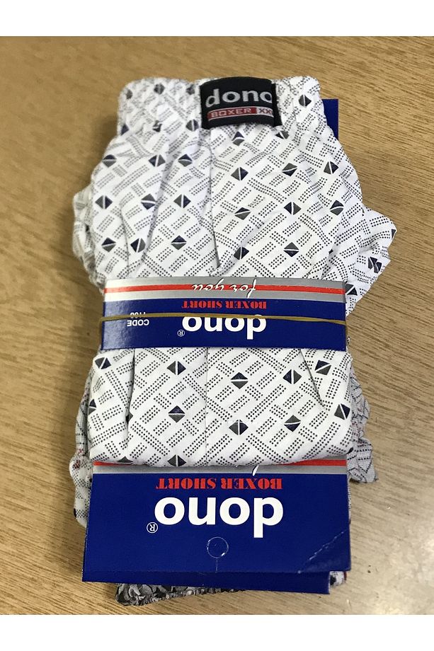 Erkek %100 Pamuk 3 Lü Paket Karışık Renk 1.Kalite Boxer Şort - 3