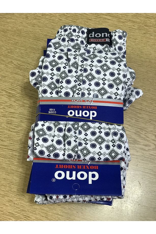 Erkek %100 Pamuk 3 Lü Paket Karışık Renk 1.Kalite Boxer Şort - 4