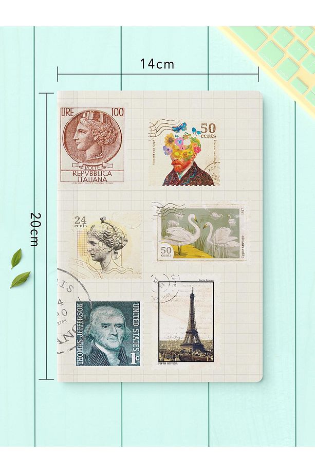 Çizgisiz Defter Seti, 3 Adet Not Defteri, Notebook Journal Seti, Anı Defteri, 64 Sayfa Orta Boy - 5