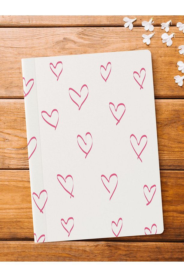 Çizgisiz Defter, Renkli ve Desenli Notebook, Not Defteri, Akıl ve Anı Defteri, 64 Sayfa, 14*21cm - 1
